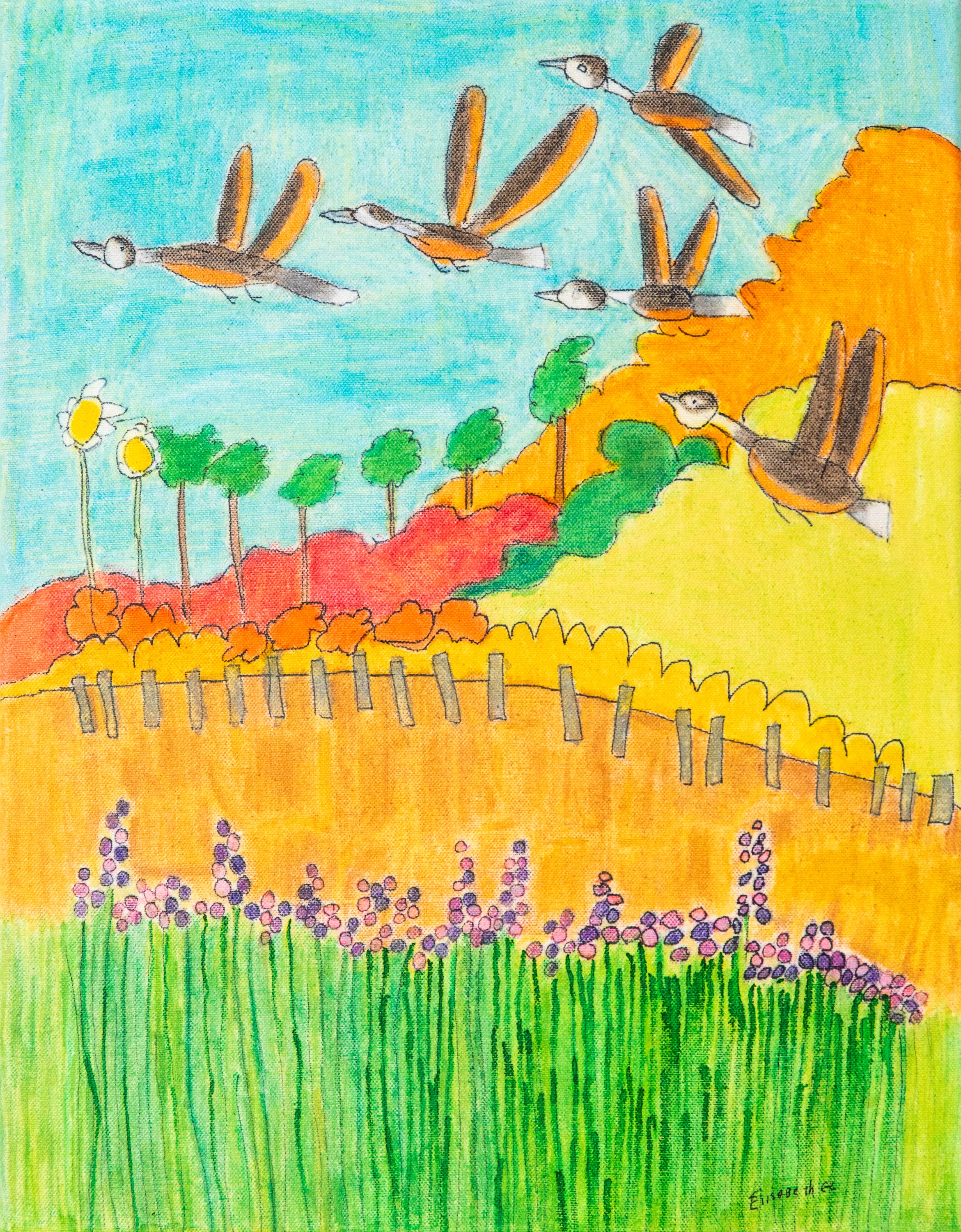 Une Envolée D'outardes