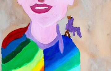 J'ai un oiseau sur mon épaule