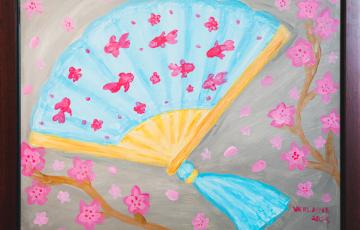 Blossom trees fan